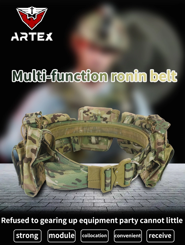 Customized Wholesale Outdoor Heavy Duty Ronin Style 1000d Nylon Tactical Belt