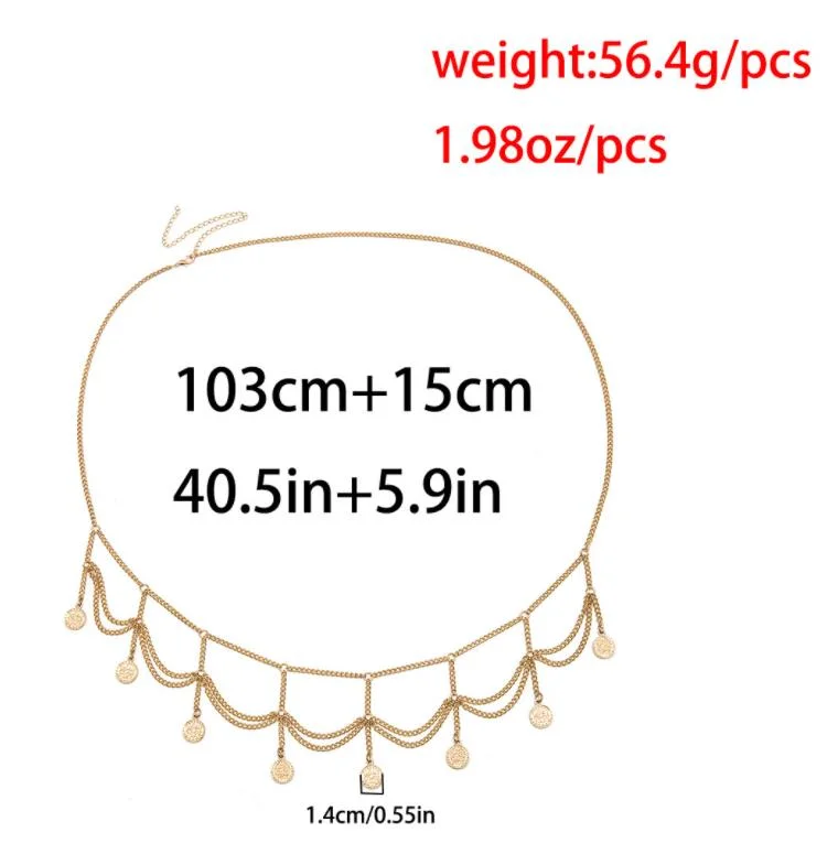 Hot Sale Metal Fashion Accessories Waist Chain