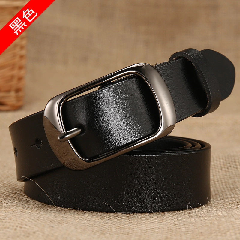 Hot Selling High-Quality Men′s Belt Business Casual Genuine Leather Men′s Pin Buckle Belt