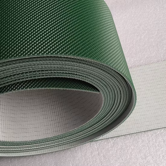 다이아몬드 패턴 표면 PVC 컨베이어 벨트