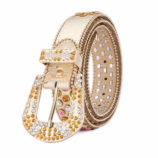 남자를위한 패션 라인 석 카우보이 벨트 청바지 드레스에 대한 서양 블링 블링 박힌 디자이너 가죽 다이아몬드 벨트